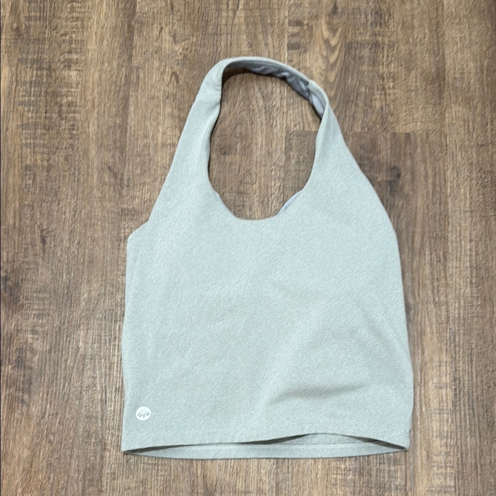 Women's Gray Halter Top